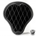 Seat + Saddlebag for HD Softail "Spider" Diamond Gloss and Velvet Black and White
