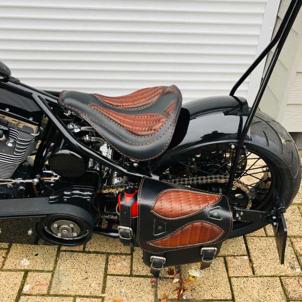 Softail leather saddlebags hot sale