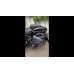 Motorcycle Saddlebag for Harley Davidson Softail "Spider" Vintage Black V2