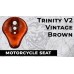 Triumph Bonneville Bobber Selle de 2016 "Standard" Trinity Vintage Marron