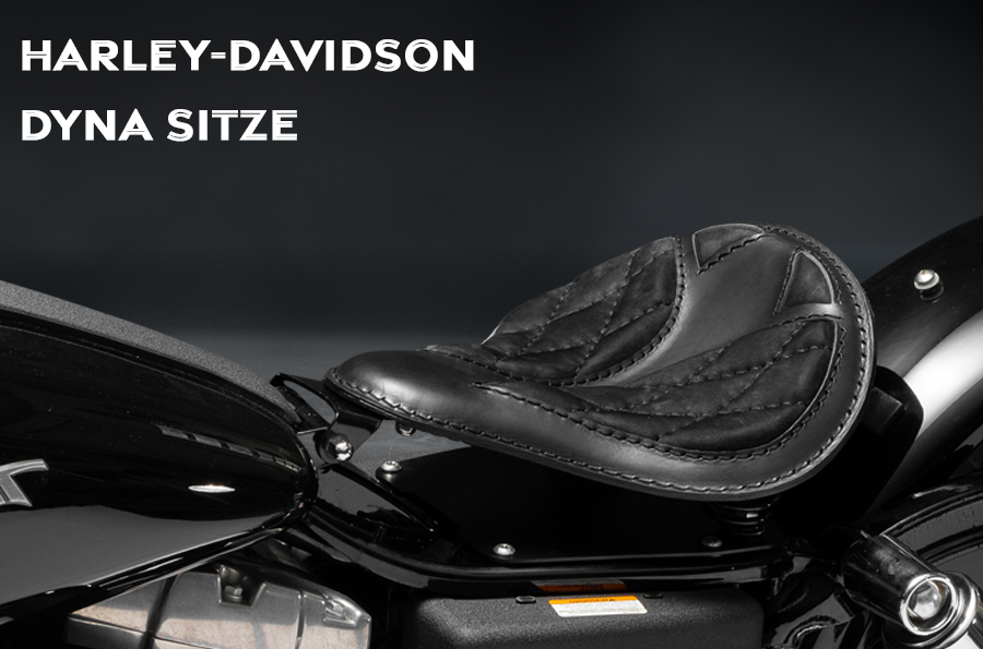 Bobber Solo Sitze für Harley Davidson Dyna