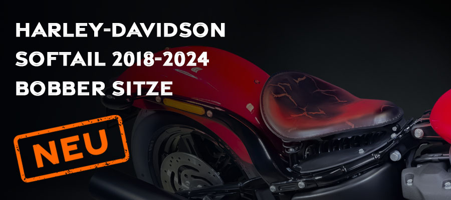 Bobber Sitze für Harley Softail 2018 - 2024