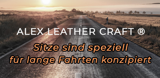 ALEX LEATHER CRAFT - street bob sitz für lange touren