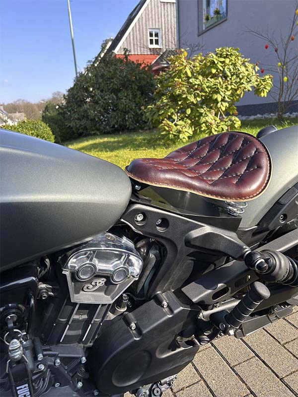Bobber Solo Seat for Indian Scout, prices and photos. Model